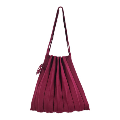 PleatTote (Maroon)