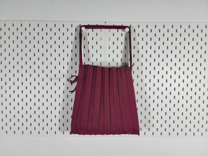 PleatTote (Maroon)